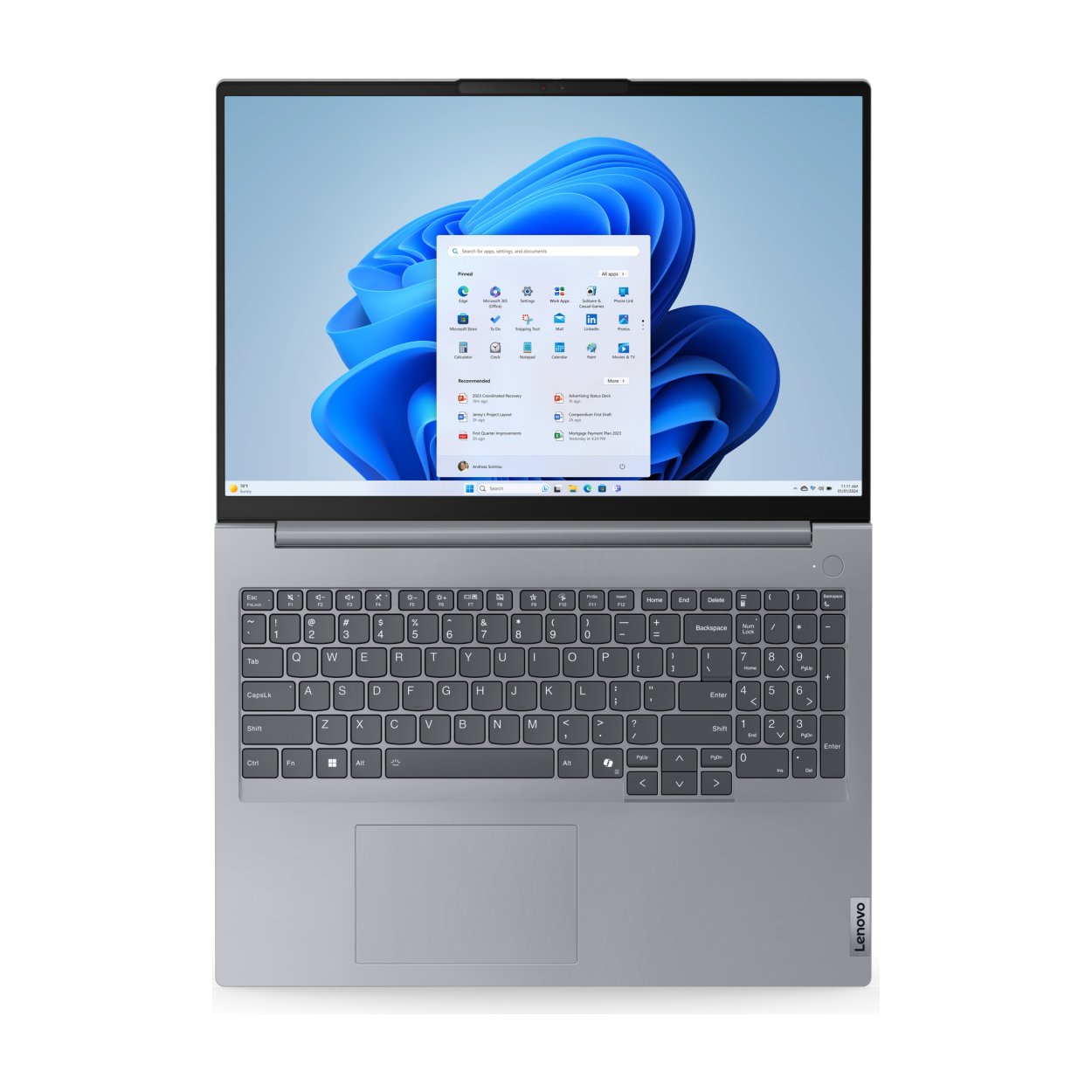 Lenovo Thinkbook 16 G7 IML 16-inch WUXGA Intel Core Ultra 7 155H 16GB RAM 512GB SSD Win 11 Pro Laptop